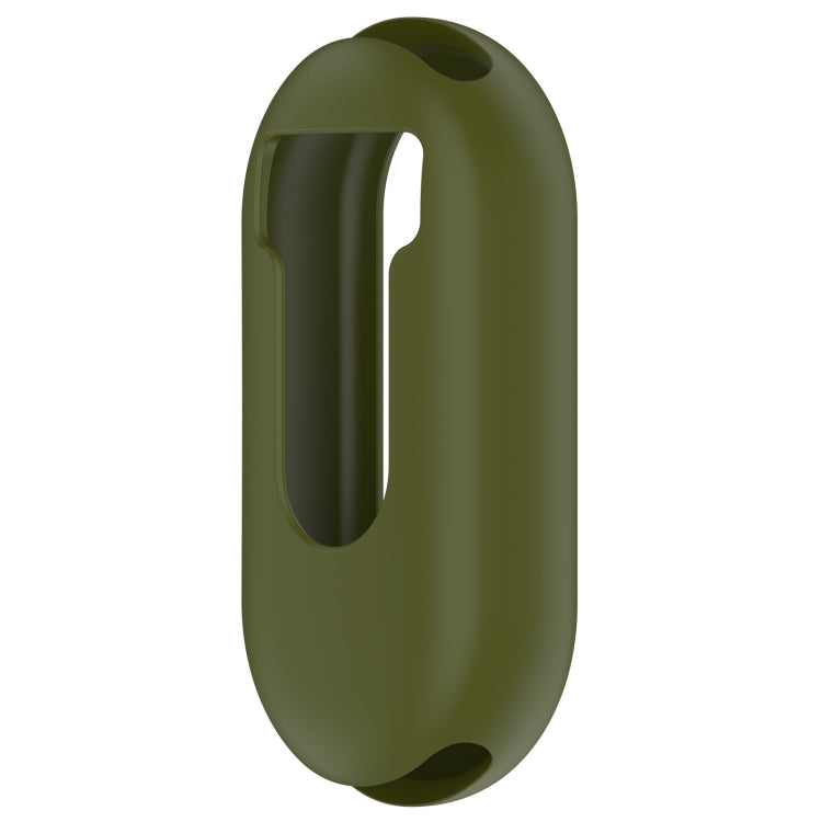 For Xiaomi Mi Band 8 Pure Color Silicone Watch Protective Case(Army Green) - Watch Cases by buy2fix | Online Shopping UK | buy2fix