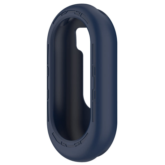 For Xiaomi Mi Band 8 Pure Color Silicone Watch Protective Case(Midnight Blue) by buy2fix