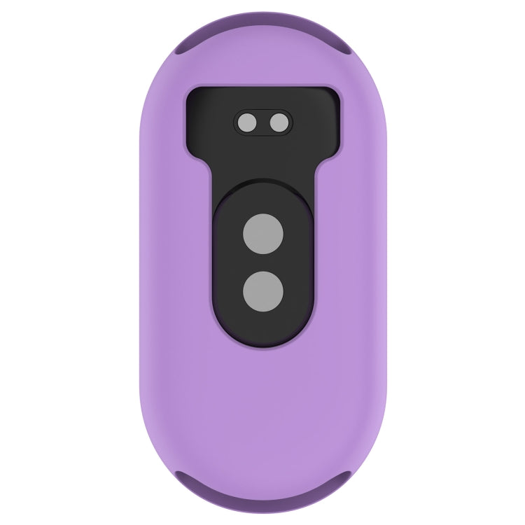 For Xiaomi Mi Band 8 Pure Color Silicone Watch Protective Case(Purple) - Watch Cases by buy2fix | Online Shopping UK | buy2fix