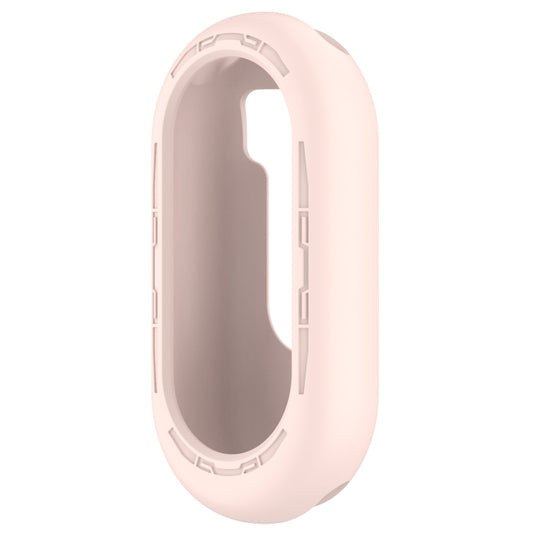 For Xiaomi Mi Band 8 Pure Color Silicone Watch Protective Case(Pink) by buy2fix