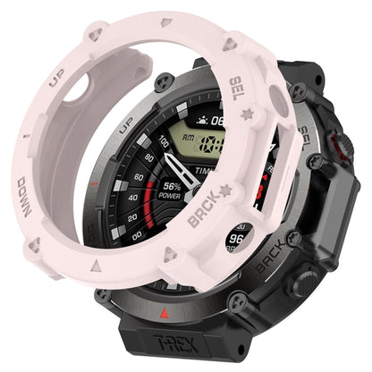 For Amazfit T-Rex Ultra Armor Hollow Watch Protective Case(Light Pink) - Watch Cases by buy2fix | Online Shopping UK | buy2fix