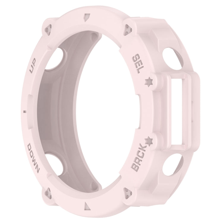 For Amazfit T-Rex Ultra Armor Hollow Watch Protective Case(Light Pink) - Watch Cases by buy2fix | Online Shopping UK | buy2fix