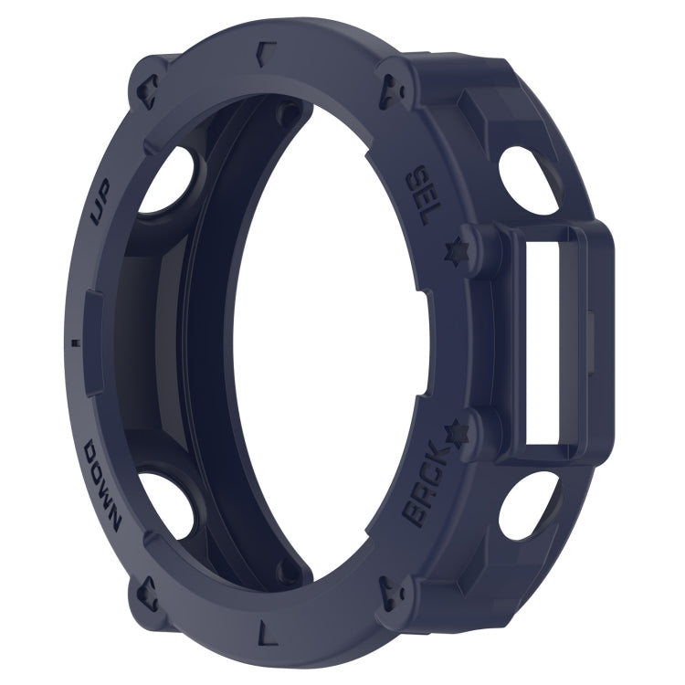 For Amazfit T-Rex Ultra Armor Hollow Watch Protective Case(Midnight Blue) - Watch Cases by buy2fix | Online Shopping UK | buy2fix