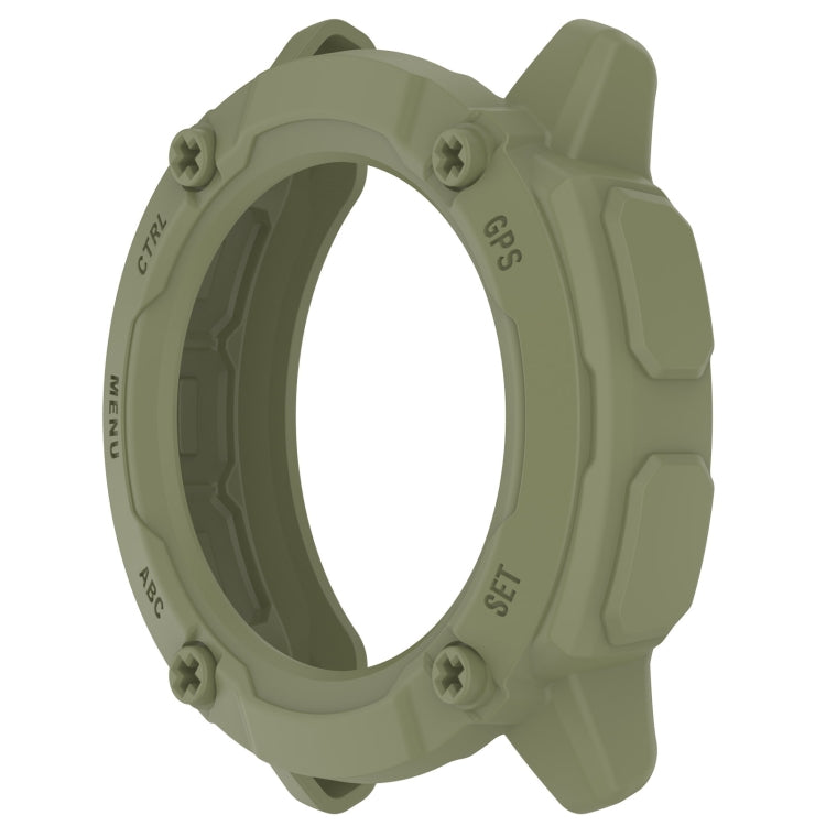 For Garmin Instinct 2X Armor Hollow Watch Protective Case(Green) by buy2fix