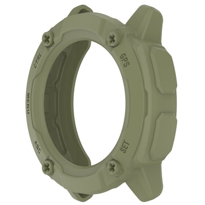 For Garmin Instinct 2X Armor Hollow Watch Protective Case(Green) by buy2fix
