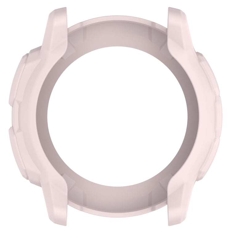 For Garmin Instinct 2X Armor Hollow Watch Protective Case(Light Pink) by buy2fix
