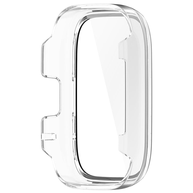 For Redmi Watch 3 Lite PC + Tempered Film Integrated Watch Protective Case(Transparent) - Watch Cases by buy2fix | Online Shopping UK | buy2fix