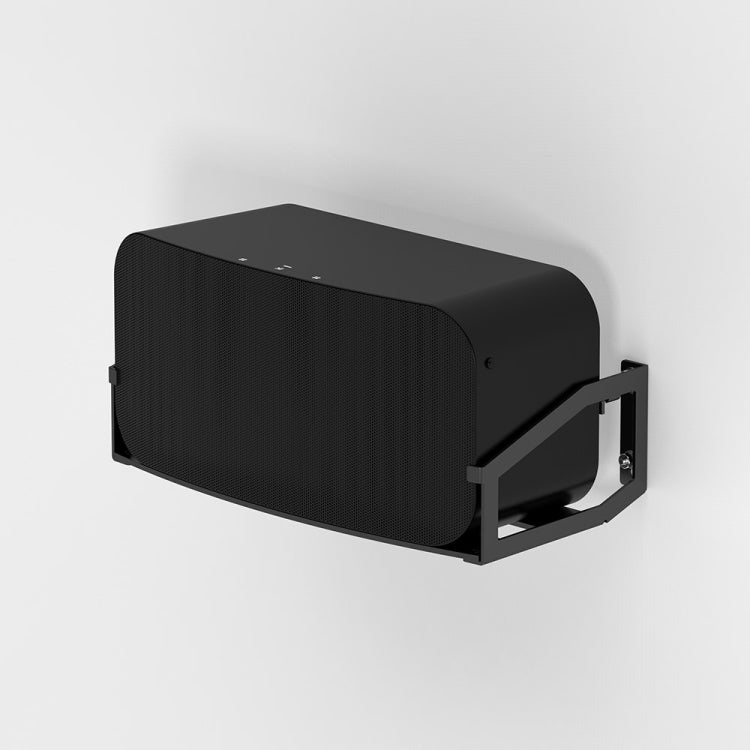 For Sonos Five Smart Speaker Wall-mounted Metal Bracket Hanger(Black) - Speaker Bracket by buy2fix | Online Shopping UK | buy2fix