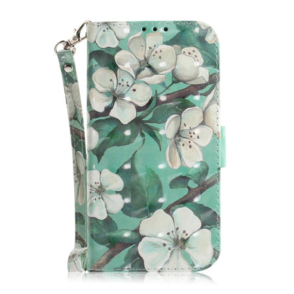 For iPhone 16 Pro Max 3D Colored Horizontal Flip Leather Phone Case(Watercolor Flower) - iPhone 16 Pro Max Cases by buy2fix | Online Shopping UK | buy2fix