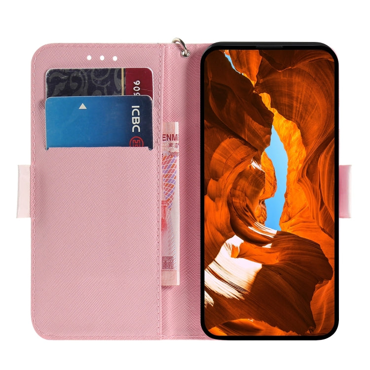 For iPhone 16 3D Colored Horizontal Flip Leather Phone Case(Magnolia) - iPhone 16 Cases by buy2fix | Online Shopping UK | buy2fix