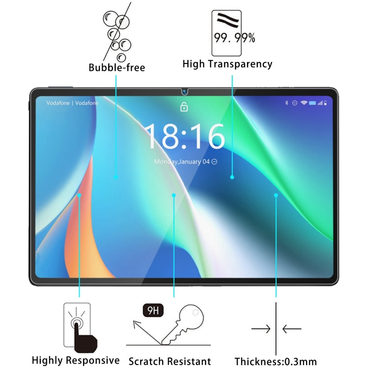 For BMAX MaxPad I11 / I11 Plus 9H 0.3mm Explosion-proof Tempered Glass Film - Others by buy2fix | Online Shopping UK | buy2fix