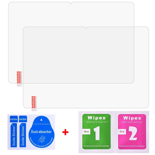 For Samsung Galaxy Tab S9 2pcs 9H 0.3mm Explosion-proof Tempered Glass Film by buy2fix