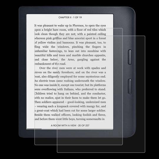 For Kobo Libra 2 2pcs 9H 0.3mm Explosion-proof Tempered Glass Film