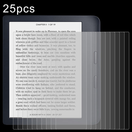 For Kobo Libra 2 25pcs 9H 0.3mm Explosion-proof Tempered Glass Film