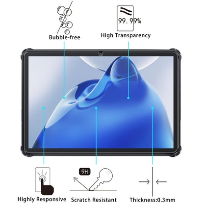 For Oukitel RT6 / RT7 Titan 5G 10.1 2pcs 9H 0.3mm Explosion-proof Tempered Glass Film - Others by buy2fix | Online Shopping UK | buy2fix