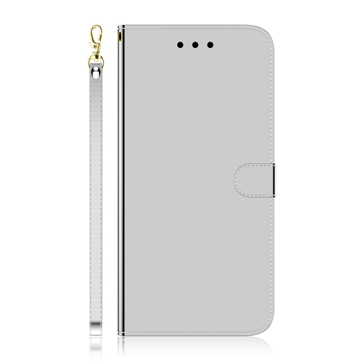 For Realme C53 / Narzo N53 Imitated Mirror Surface Leather Phone Case(Silver) - Realme Cases by buy2fix | Online Shopping UK | buy2fix