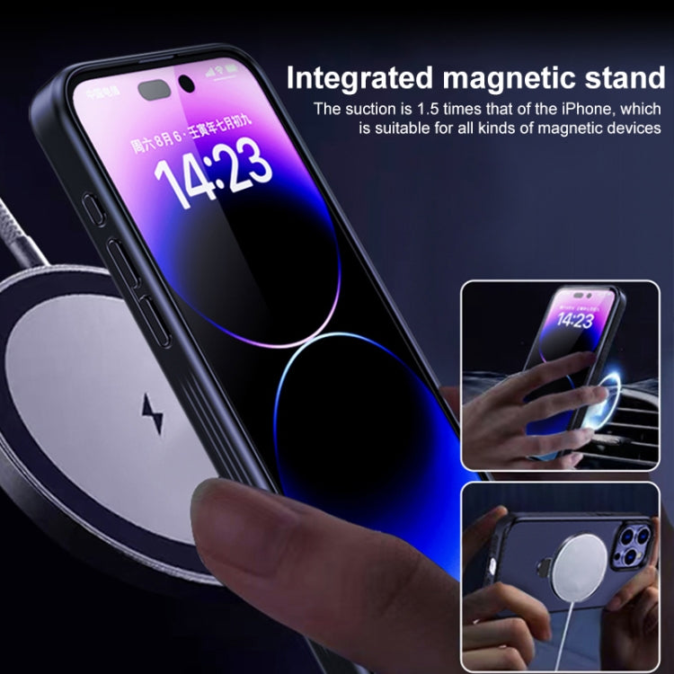For iPhone 13 Pro Multifunctional MagSafe Holder Phone Case(Black) - iPhone 13 Pro Cases by buy2fix | Online Shopping UK | buy2fix