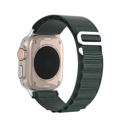 For Apple Watch Series 2 42mm DUX DUCIS GS Series Nylon Loop Watch Band(Green) - Watch Bands by DUX DUCIS | Online Shopping UK | buy2fix