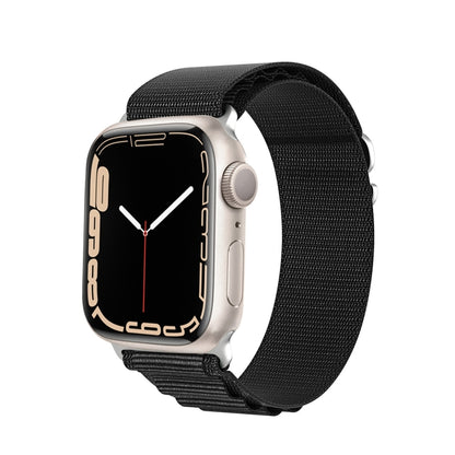 For Apple Watch Series 2 38mm DUX DUCIS GS Series Nylon Loop Watch Band(Black) by DUX DUCIS