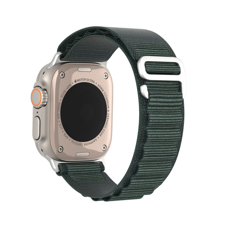 For Apple Watch Series 2 38mm DUX DUCIS GS Series Nylon Loop Watch Band(Green) - Watch Bands by DUX DUCIS | Online Shopping UK | buy2fix