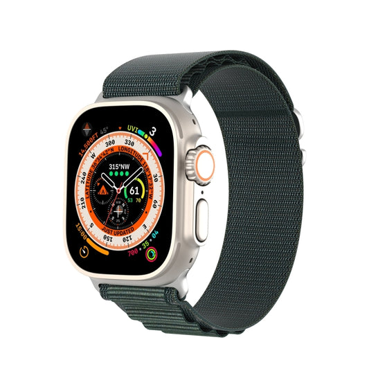 For Apple Watch Ultra 2 49mm DUX DUCIS GS Series Nylon Loop Watch Band(Green) by DUX DUCIS