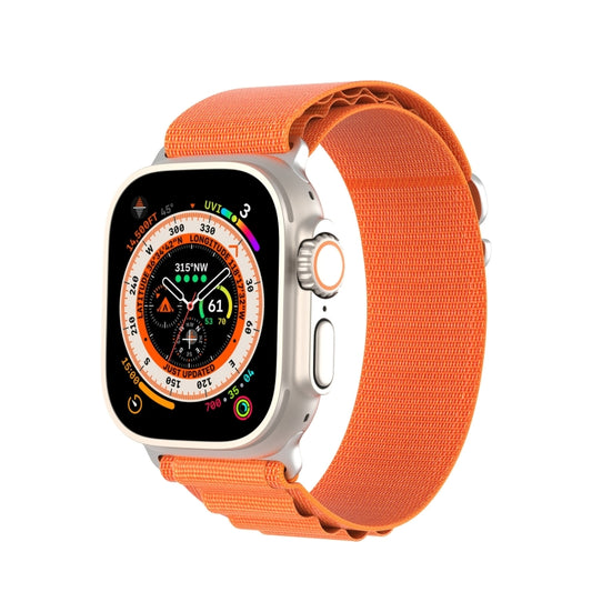 For Apple Watch Ultra 2 49mm DUX DUCIS GS Series Nylon Loop Watch Band(Orange) by DUX DUCIS
