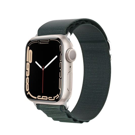 For Apple Watch SE 2023 44mm DUX DUCIS GS Series Nylon Loop Watch Band(Green) by DUX DUCIS