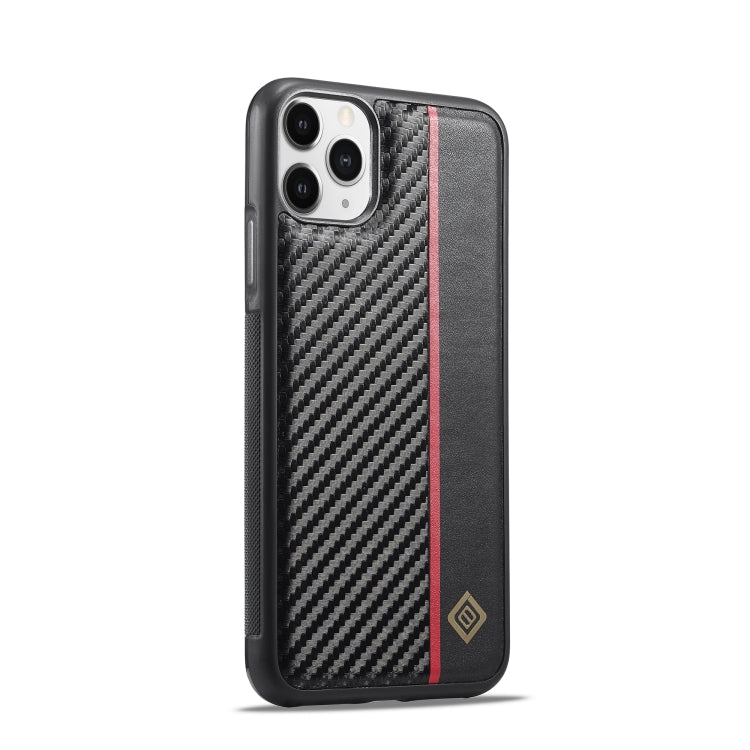 For iPhone 11 Pro LC.IMEEKE 3 in 1 Carbon Fiber Texture Shockproof Phone Case(Black) - iPhone 11 Pro Cases by LC.IMEEKE | Online Shopping UK | buy2fix