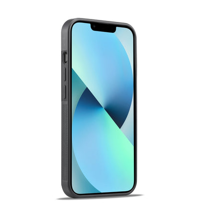 For iPhone 13 mini LC.IMEEKE 3 in 1 Carbon Fiber Texture Shockproof Phone Case(Black) - iPhone 13 mini Cases by LC.IMEEKE | Online Shopping UK | buy2fix