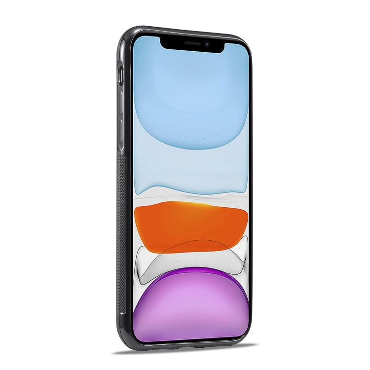 For iPhone 12 LC.IMEEKE 3 in 1 Carbon Fiber Texture Shockproof Phone Case(Black) - iPhone 12 / 12 Pro Cases by LC.IMEEKE | Online Shopping UK | buy2fix