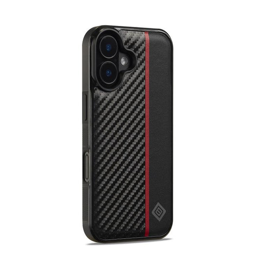 For iPhone 17 LC.IMEEKE 3 in 1 Carbon Fiber Texture Shockproof Phone Case(Black) - iPhone 17 Cases by LC.IMEEKE | Online Shopping UK | buy2fix