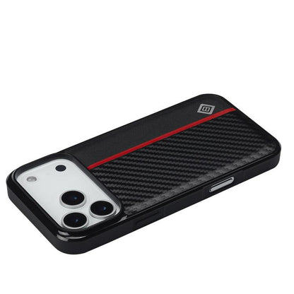 For iPhone 17 Pro Max LC.IMEEKE 3 in 1 Carbon Fiber Texture Shockproof Phone Case(Black) - iPhone 17 Pro Max Cases by LC.IMEEKE | Online Shopping UK | buy2fix