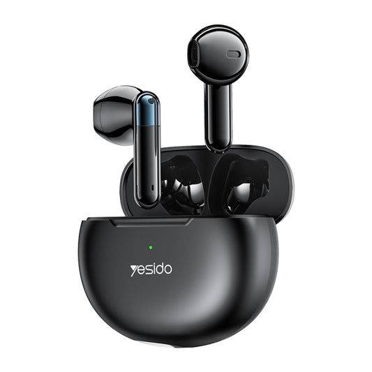 Yesido TWS12 TWS True Wireless Bluetooth Noise Reduction Earphone(Black) - TWS Earphone by Yesido | Online Shopping UK | buy2fix