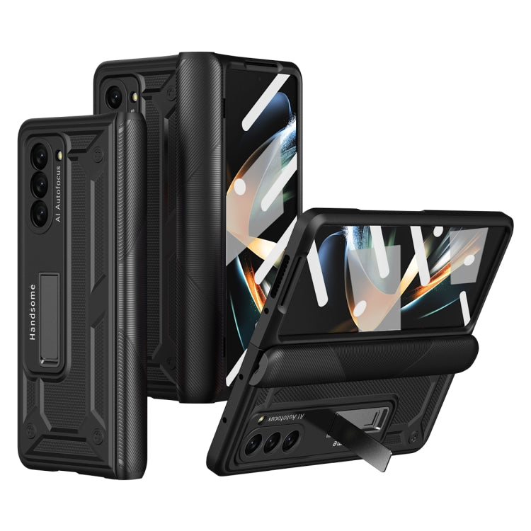 For Samsung Galaxy Z Fold5 integrated Shockproof Phone Case with Hinge(Black) - Galaxy Z Fold5 Cases by buy2fix | Online Shopping UK | buy2fix