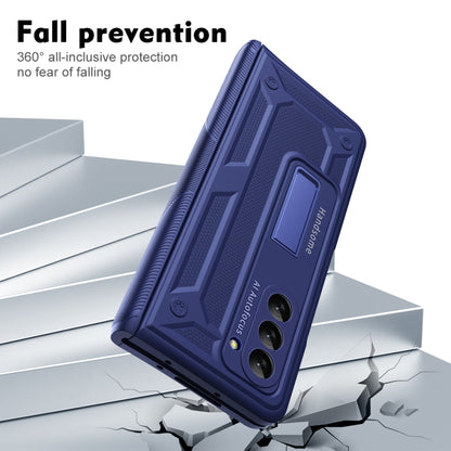 For Samsung Galaxy Z Fold5 integrated Shockproof Phone Case with Hinge(Blue) - Galaxy Z Fold5 Cases by buy2fix | Online Shopping UK | buy2fix