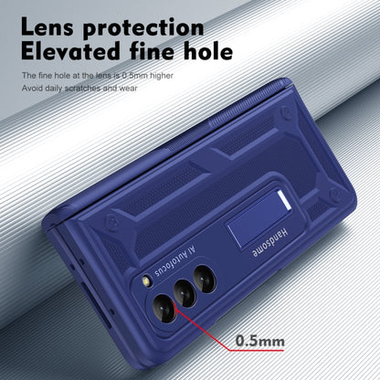 For Samsung Galaxy Z Fold5 integrated Shockproof Phone Case with Hinge(Blue) - Galaxy Z Fold5 Cases by buy2fix | Online Shopping UK | buy2fix