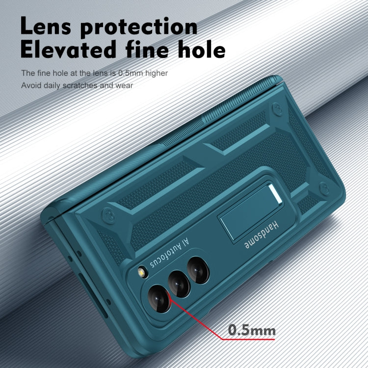 For Samsung Galaxy Z Fold5 integrated Shockproof Phone Case with Hinge(Green) - Galaxy Z Fold5 Cases by buy2fix | Online Shopping UK | buy2fix