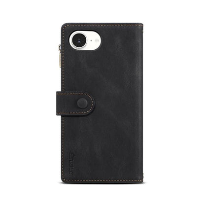 For iPhone 16e ESEBLE Retro Frosted RFID Flip Leather Phone Case(Black) - iPhone 16e Cases by ESEBLE | Online Shopping UK | buy2fix