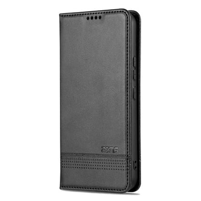 For Samsung Galaxy S23 FE 5G AZNS Magnetic Calf Texture Flip Leather Phone Case(Black) - Galaxy S23 FE 5G Cases by AZNS | Online Shopping UK | buy2fix