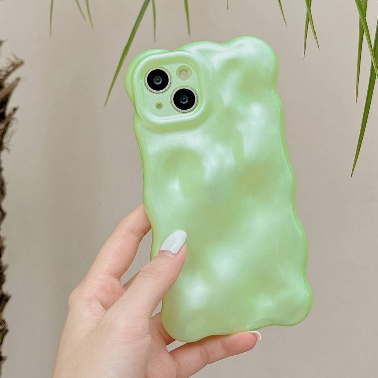 For iPhone 16 Pro Wave Bubbles TPU Phone Case(Green) - iPhone 16 Pro Cases by buy2fix | Online Shopping UK | buy2fix