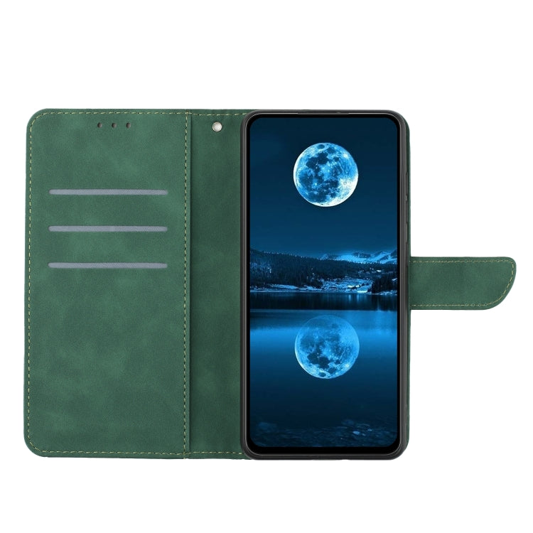 For Google Pixel 9 Pro XL Stitching Embossed Leather Phone Case(Green) - Google Cases by buy2fix | Online Shopping UK | buy2fix