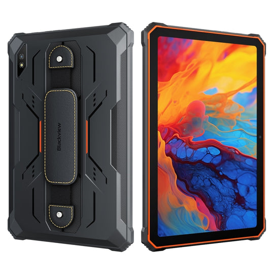 Blackview Active 8 Pro 4G Rugged Tablet, 10.36 inch 8GB+256GB Android 13 MT6789 Octa Core Support Dual SIM, Global Version with Google Play, EU Plug(Orange)