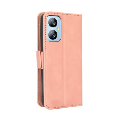 For Blackview A52 / A52 Pro Skin Feel Calf Texture Card Slots Leather Phone Case(Pink) by buy2fix