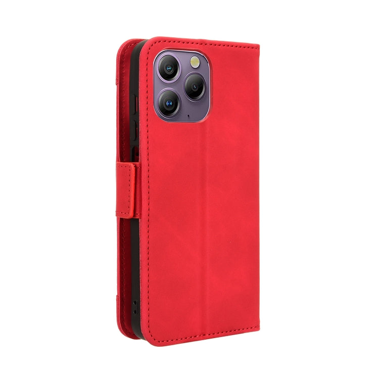 For Blackview A96 Skin Feel Calf Texture Card Slots Leather Phone Case(Red) by buy2fix