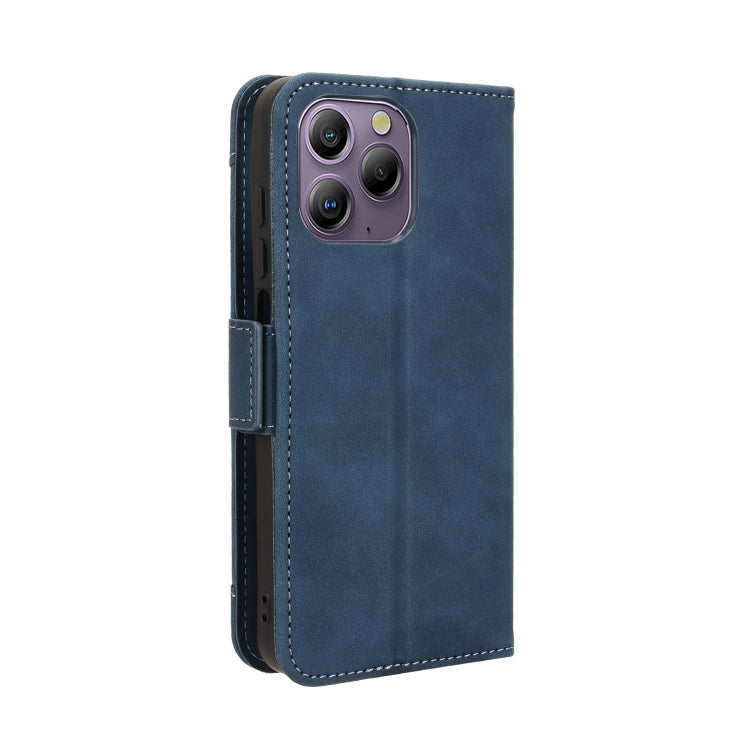 For Blackview A96 Skin Feel Calf Texture Card Slots Leather Phone Case(Blue) - More Brand by buy2fix | Online Shopping UK | buy2fix