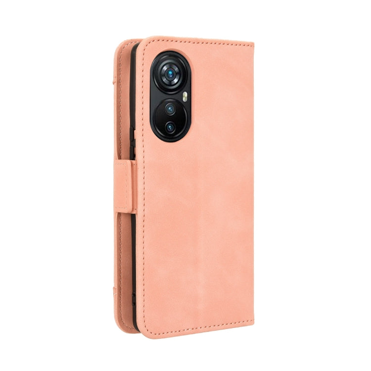For Blackview A200 Pro Skin Feel Calf Texture Card Slots Leather Phone Case(Pink) by buy2fix