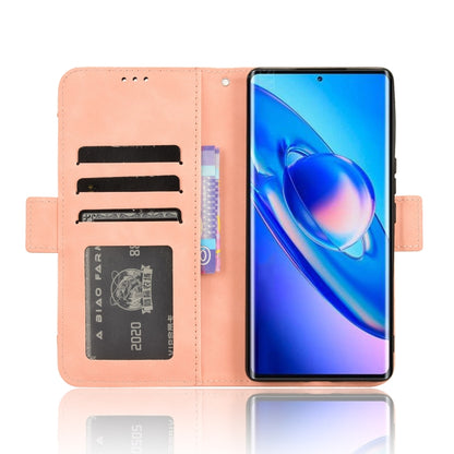 For Blackview A200 Pro Skin Feel Calf Texture Card Slots Leather Phone Case(Pink) by buy2fix