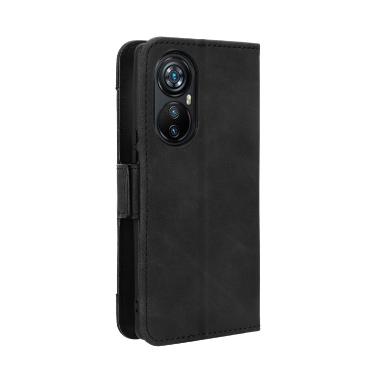 For Blackview A200 Pro Skin Feel Calf Texture Card Slots Leather Phone Case(Black) by buy2fix