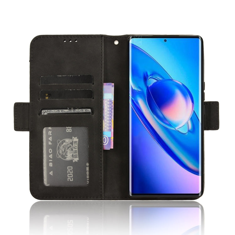 For Blackview A200 Pro Skin Feel Calf Texture Card Slots Leather Phone Case(Black) by buy2fix