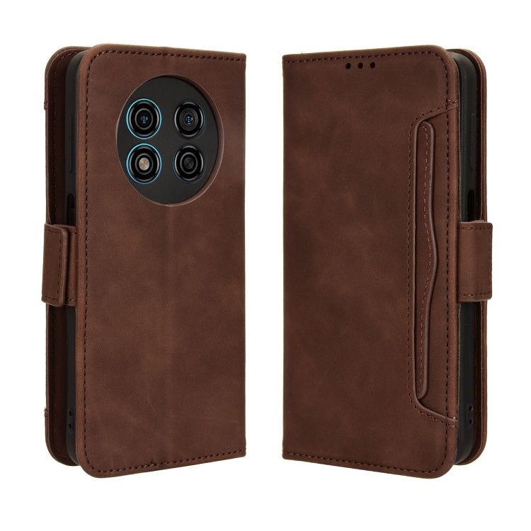For Ulefone Note 15 Skin Feel Calf Texture Card Slots Leather Phone Case(Brown) by buy2fix